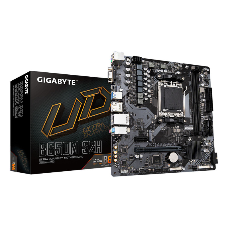 Placa base gigabyte b650m s2h 1.1 am5 matx 2xddr5