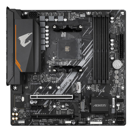 Placa base gigabyte b550m aorus elite am4 m - atx -  4x ddr4 -  4x sata 6gb - s -  4x usb 3.2 -  4x usb 2.0 gab55mael