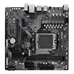 GIGABYTE A620M H Scheda madre - Supporta CPU AMD Ryzen 8000, VRM digitale 5+2+2 fasi, fino a 7200MHz DDR5 (OC), 1xPCIe 4.0 M.2,