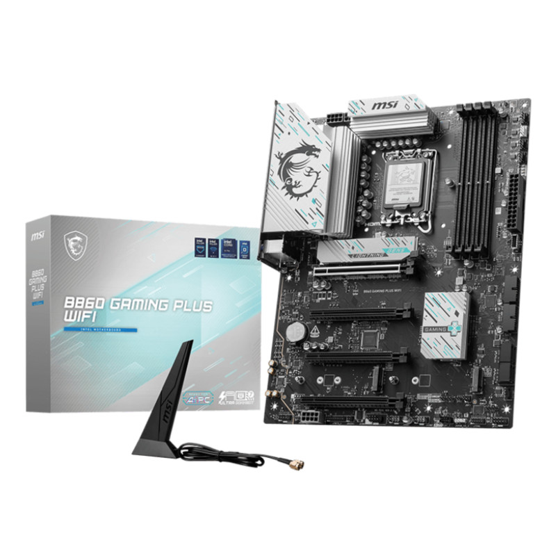 Placa base msi b860 gaming plus wifi atx -  4x ddr5 -  4x sata 6gb - s lga 1851