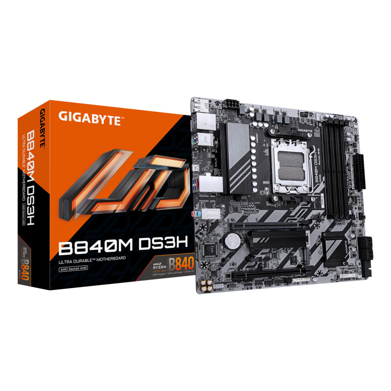 Placa base gigabyte b840m ds3h matx 4x ddr5
