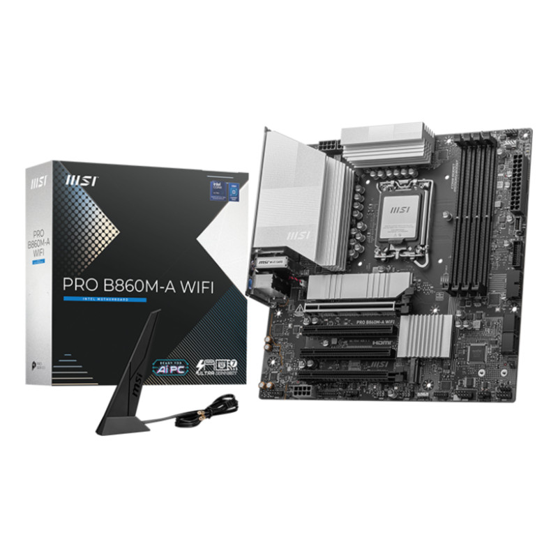 Placa base msi pro b860m - a lga 1851 wifi atx 4xddr5
