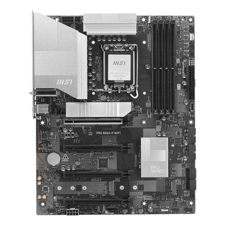 Placa base msi pro b860 - p wifi atx -  4x ddr5 -  lga 1851