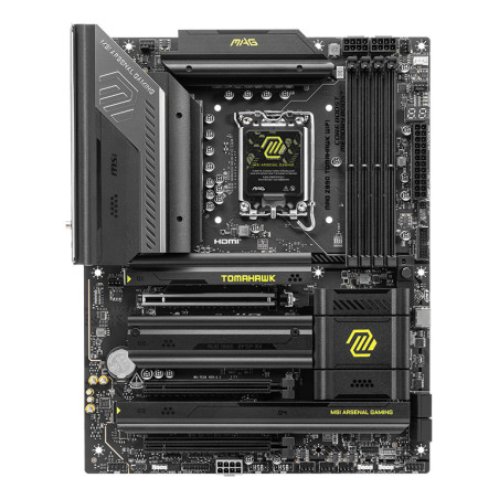 Placa base msi mag z890 tomahawk lga 1851 wifi atx 4xddr5