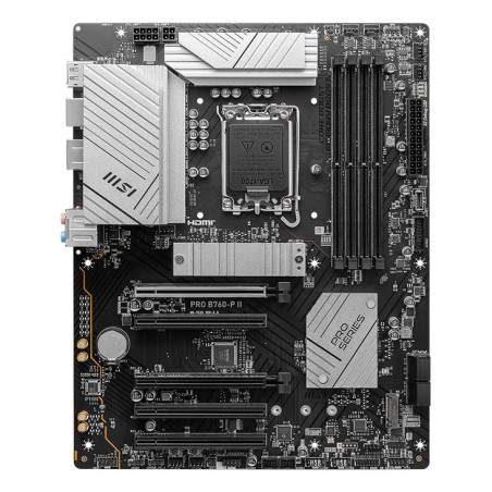 Placa base msi 1700 pro b760 - p ii ddr5 atx