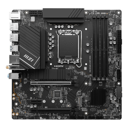 Placa base msi 1700 pro b760m - a wifi atx -  4x ddr4 -  4x sata 6gb - s -  8x usb 3.2 -  1x usb tipo c 911 - 7d99 - 001