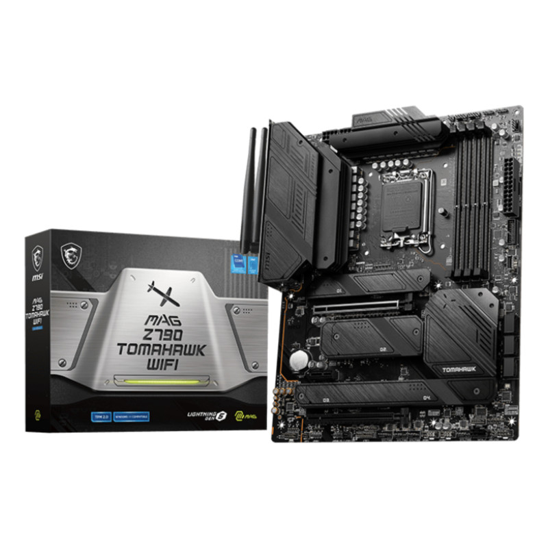 Placa base msi 1700 mag z790 tomahawk wifi atx -  4x ddr5 -  6x sata6 -  8x usb 3.2 911 - 7d91 - 019