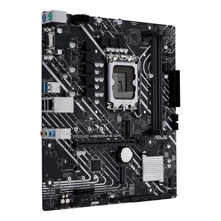 Placa base asusprime h610m - e d4 - csm socket 1700 ddr4 x2 max 64gb 3200mhz hdmi d - sub displayport matx