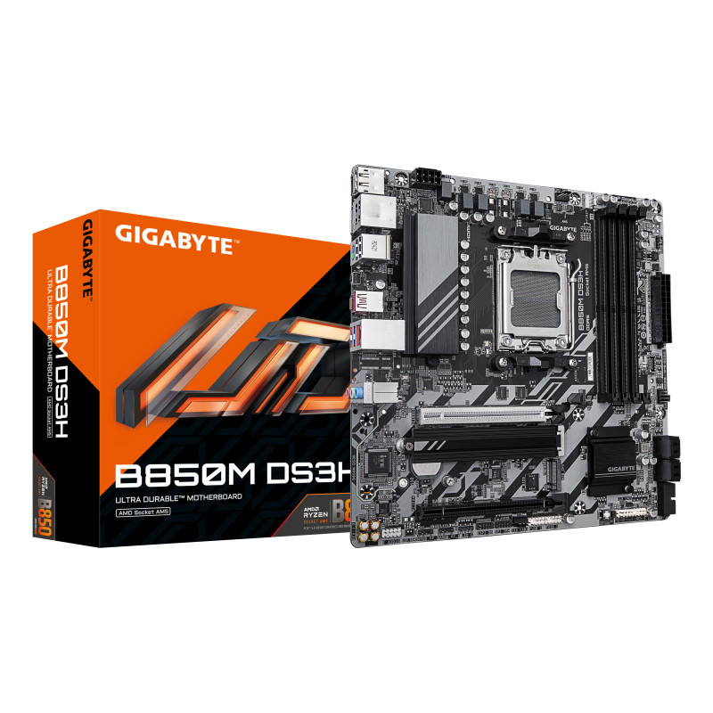 Placa base gigabyte b850m ds3h matx -  4x ddr5