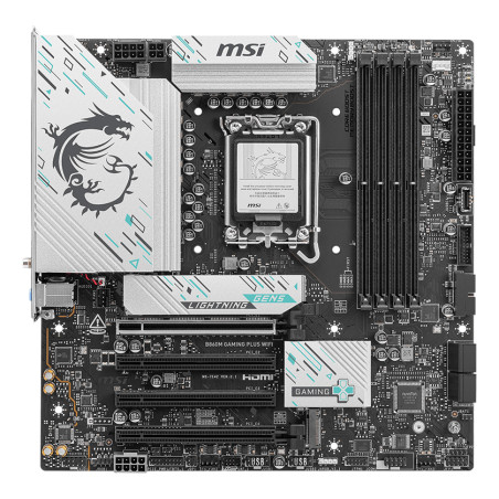 Placa base msi b860m gaming plus wifi matx ddr5 lga 1851