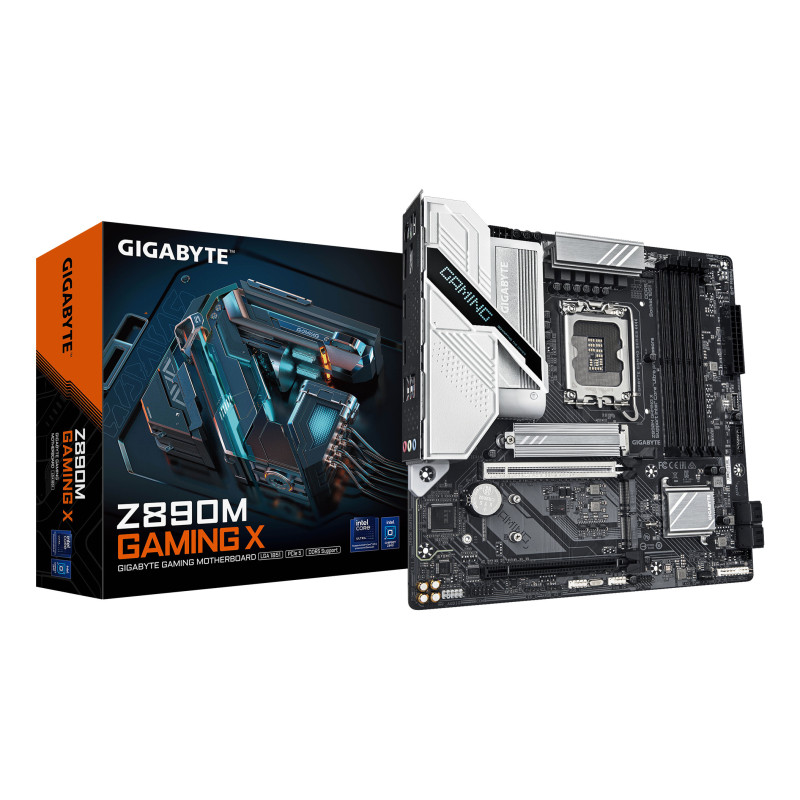Placa base gigabyte z890m gaming x 1851 matx -  4x ddr5