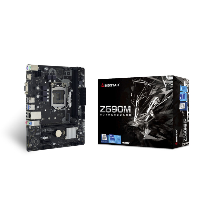 Placa base biostar z590mhp  matx lga1200