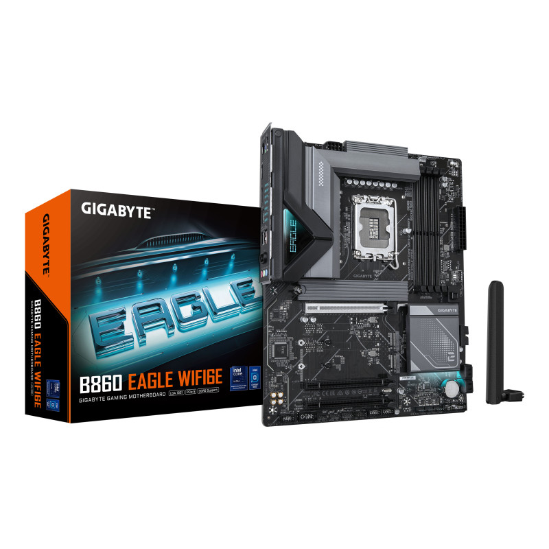 Placa base gigabyte b860 eagle wifi6e atx -  4x ddr5 -  lga1851