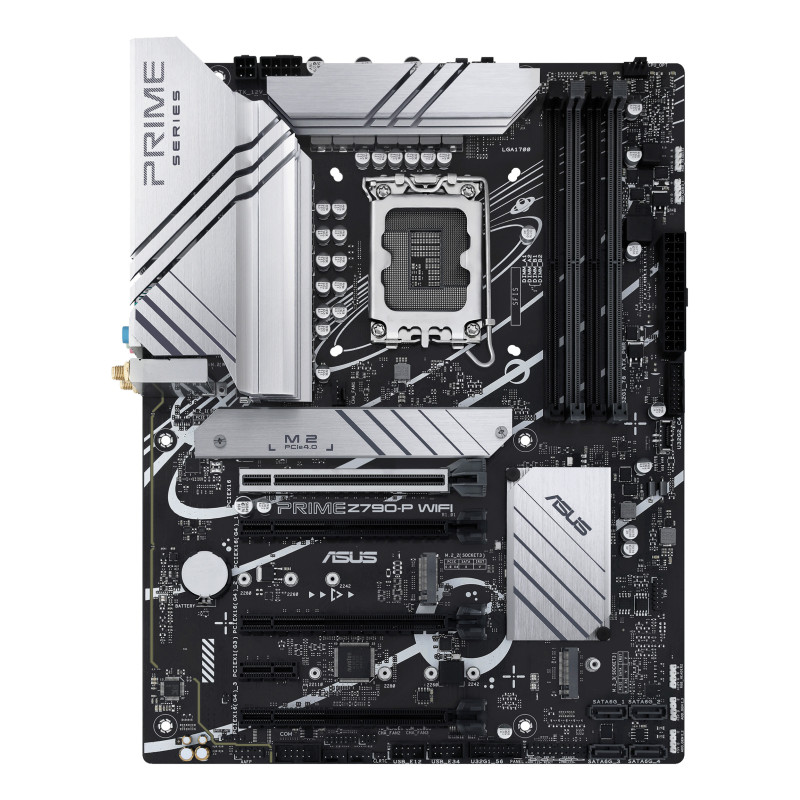 Placa base asus prime z790 - p wifi socket 1700 ddr5 x4 max 128gb 7200mhz usb - c hdmi displayport atx