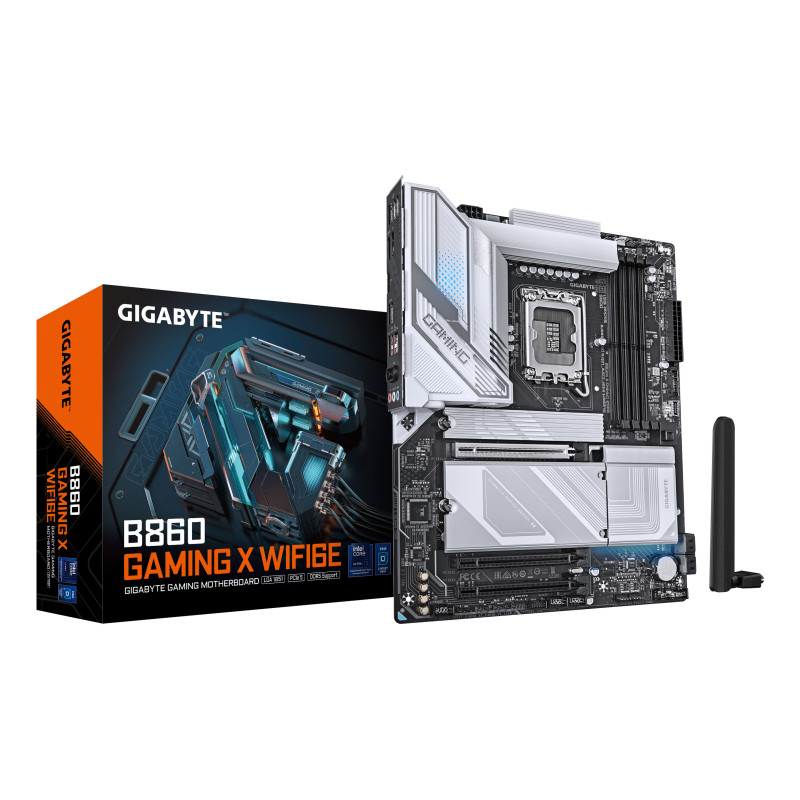 Placa base gigabyte b860 gaming x wifi6e atx -  4x ddr5 lga1851