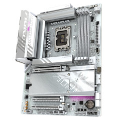 GIGABYTE B860 AORUS ELITE WIFI7 ICE Scheda madre - CPU Intel Core Ultra, VRM a 14+1+2+1 fasi, fino a 9200MHz DDR5, 1xPCIe 5.0 +