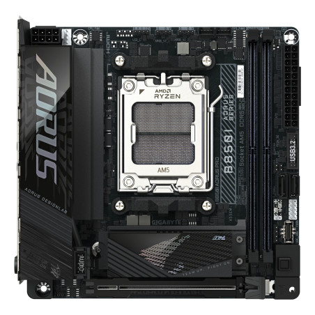 Placa base gigabyte b850i aorus pro m - itx -  4x ddr5 -  4x sata3 am5