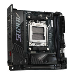 GIGABYTE B850I AORUS PRO Scheda Madre - Supporta processori AMD Ryzen Serie 9000, VRM digitale a 8+2+1 fasi, fino a 8400MHz