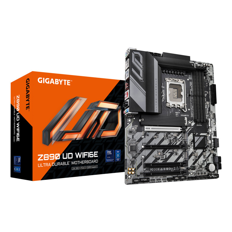 Placa base gigabyte z890 ud wifi6e atx -  4x ddr5 -  4x sata3 lga 1851