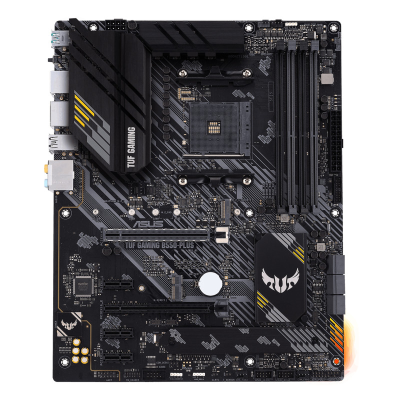 Placa base asus amd tuf gaming b550 - plus atx -  4x ddr4 -  6x sata 6gb - s -  5x usb 3.2 -  1x usb tipo c -  2x usb 2.0 90mb14