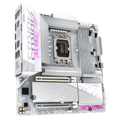 GIGABYTE B860M AORUS ELITE WF6E ICE Scheda madre - CPU Intel Core Ultra, VRM a 12+1+2+1 fasi, fino a 9200MHz DDR5, 1xPCIe 5.0 +