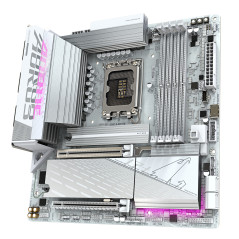 GIGABYTE B860M AORUS ELITE WF6E ICE Scheda madre - CPU Intel Core Ultra, VRM a 12+1+2+1 fasi, fino a 9200MHz DDR5, 1xPCIe 5.0 +