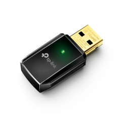 Adaptador usb 2.0 dual band wifi ac600 2.4 ghz y 5ghz tp - link negro