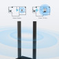 Adaptador usb inalambrico tp - link archer t4u plus ac1300 antenas duales