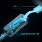 Adaptador de red usb 3.0 a ethernet gigabit tp link