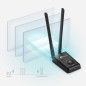 Adaptador usb 2.0 wifi 300 mbps con base 2 antenas tp - link