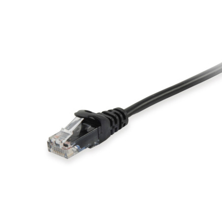 Cable red equip latiguillo rj45 u -  utp cat6 10m negro