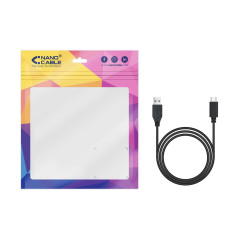 Nanocable 10.01.4001-L150 cavo USB USB 3.2 Gen 2 (3.1 Gen 2) 1,5 m USB A USB C Nero