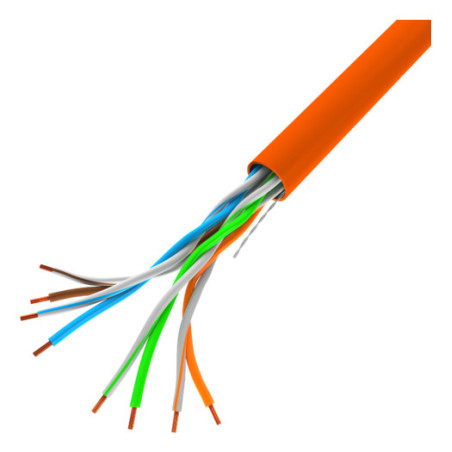 Lanberg LCU5-10CC-0305-O cavo di rete Arancione 305 m Cat5 U UTP (UTP)
