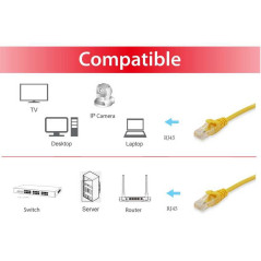 Equip 606309 cavo di rete Giallo 15 m Cat6a S FTP (S-STP)