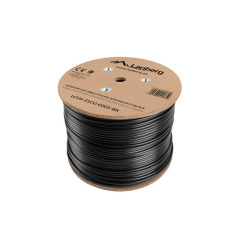 Lanberg LCU6-21CU-0305-BK cavo di rete Nero 305 m Cat6 U UTP (UTP)