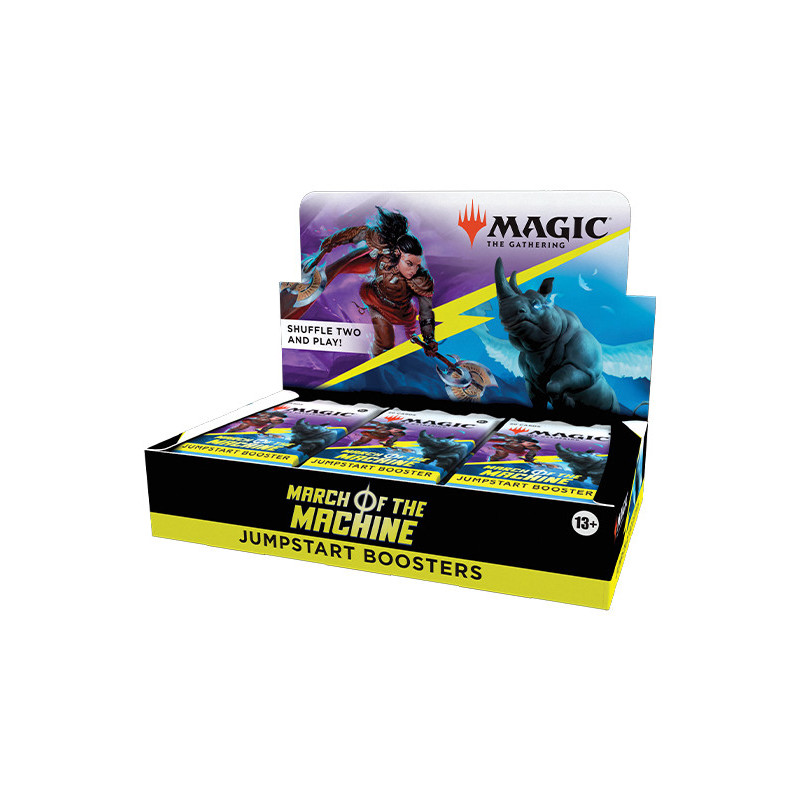Juego de cartas caja de cartas wizards of the coast magic the gathering sobres de jumpstart 18 unidades ingls