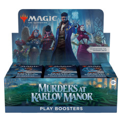 Caja de sobres magic the gathering play booster murders at karlov manor ingls