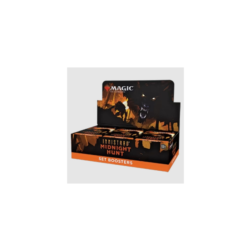 Juego de cartas set booster wizards of the coast magic the gathering innistrad midnight hunt 30 sobres ingles