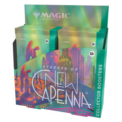 Juego de cartas wizards of the coast magic the gathering streets of new capenna caja de sobres de coleccionista (12) ingls