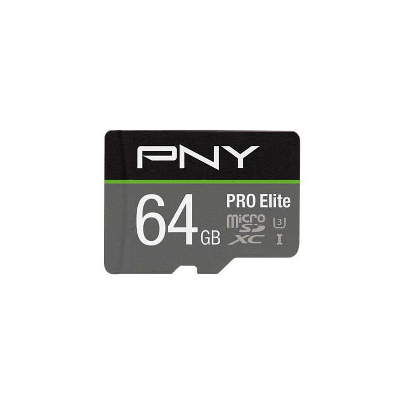 Tarjeta memoria micro sd pny 64gb elite uhs - i c10 microsdxc