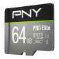 Tarjeta memoria micro sd pny 64gb elite uhs - i c10 microsdxc