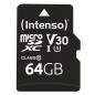 Tarjeta micro sd intenso 64gb uhs - i cl10 pro + adaptador sd