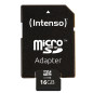 Tarjeta microsd intenso 16gb cl10 + adaptador sd