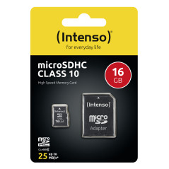 Intenso 16GB MicroSDHC Classe 10