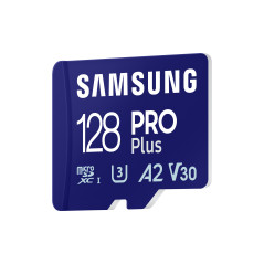 Micro sdxc samsung 128gb pro plus blue