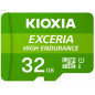Tarjeta micro sd kioxia 32gb exceria high endurance uhs - i c10 r98 con adaptador