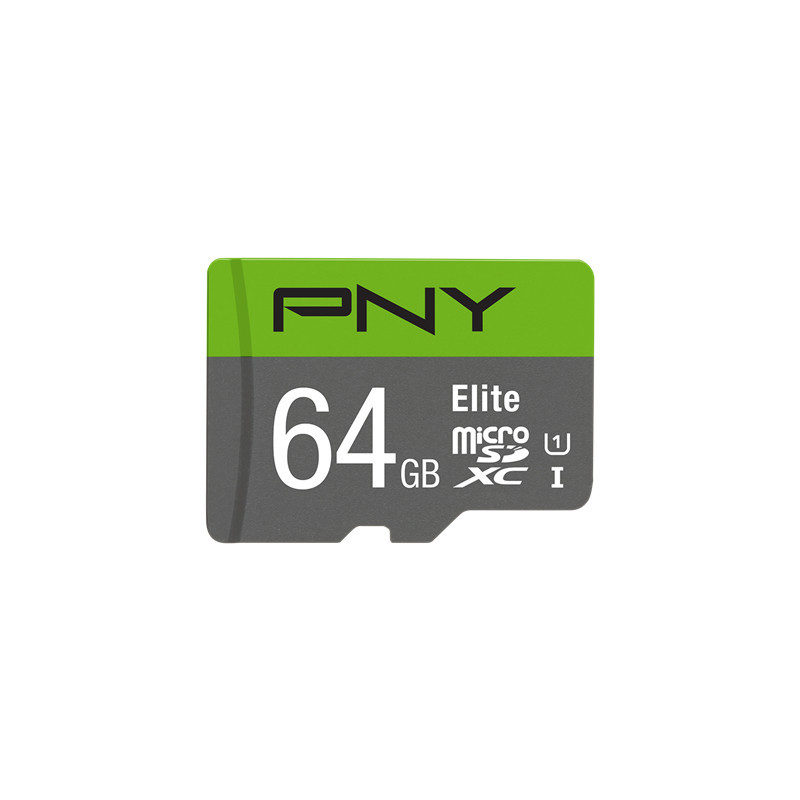 Tarjeta memoria micro secure digital micro sdhc elite pny 64gb clase 10 uhs - i u1