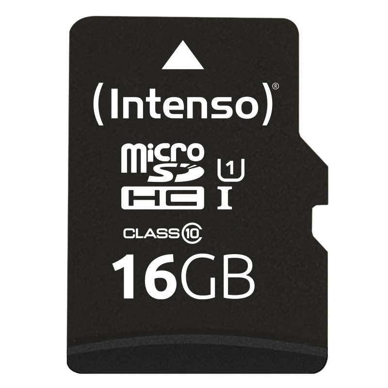 Tarjeta micro sd intenso 16gb uhs - i cl10 + adaptador sd