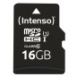 Tarjeta micro sd intenso 16gb uhs - i cl10 + adaptador sd