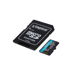 Tarjeta memoria micro secure digital sd xc 512gb kingston canvas go! plus clase 10 uhs - i u3 + adaptador sd